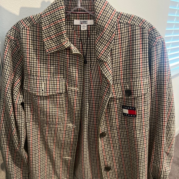 Tommy Jeans Vintage Plaid Shacket - Picture 1 of 4